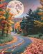 Дорога в осінь Алмазна вишивка Квадратні стрази 40х50 см
