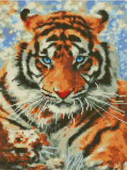Купить Алмазна мозаика 30х40 Тигр ST476  в Украине