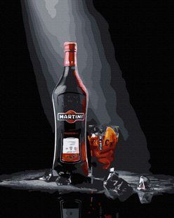 Купить Martini Антистрес раскраска по цифрам без коробки  в Украине