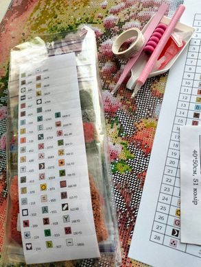 Купити Дерево, пори року Алмазна вишивка Квадратні стрази 40х50 см з голограмними відтінками  в Україні