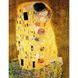 Набір для алмазної мозаїки Густав Клімт Поцілунок в розмірі 40х50 см без підрамника, Планки (4шт), 40 x 50 см