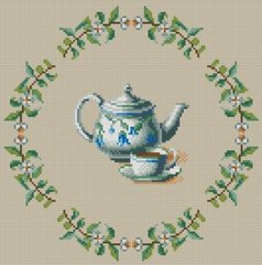 Купити 30639 Чаювання. Алмазна мозаїка (квадратні, повна)  в Україні