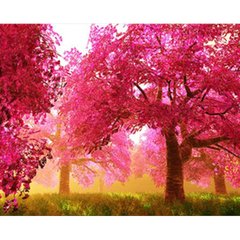 Купить Розовый лес Набор для алмазной картины На подрамнике 40х50  в Украине
