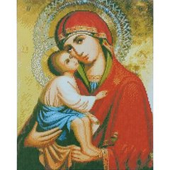 Купити Донська ікона Божої Матері Діамантова мозаїка 40х50 см  в Україні