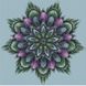 Алмазна картина Набір для творчості Квітковий візерунок 30х30 см, Так, 30 x 30 см