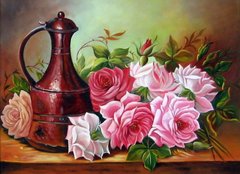 Купить Алмазная вышивка Садовые розы  в Украине