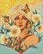 Алмазна мозаїка - Дівчина з метеликами з голограмними стразами (АВ) ©pollypop92 Идейка 40х50 см (AMO7597)