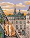 Котяча ніжність в Парижі Картина за номерами без коробки, Без коробки, 40 х 50 см