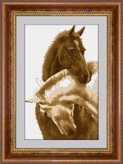 Купить 30306 Пара лошадей Набор алмазной мозаики  в Украине