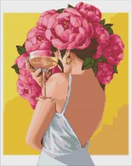 Купити Квітуча таємниця ©Kira Corporal Мозаїчна картина за номерами 40х50 см  в Україні