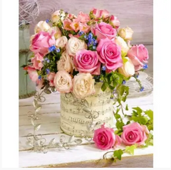 Купить Набор алмазной мозаики 40х50 Красивые розы  в Украине