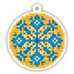 Вераж Набор для изготовления патриотического шарика алмазной мозаикой на деревянной основе DMS-002(8)