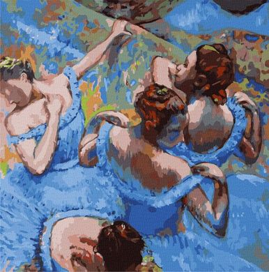 Купить Голубые танцовщицы Картина по номерам  в Украине