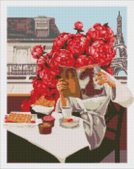 Купити Квітучий Париж ©Kira Corporal Мозаїчна картина за номерами 40х50 см  в Україні
