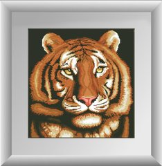 Купити 30257 Портрет тигра Набір алмазної мозаїки  в Україні