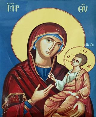 Купити Набір для малювання картини за номерами Божа Матір  в Україні