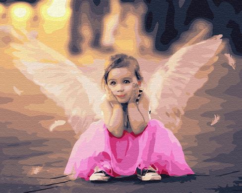 Купить Рисование картины по номерам Маленький ангелок  в Украине