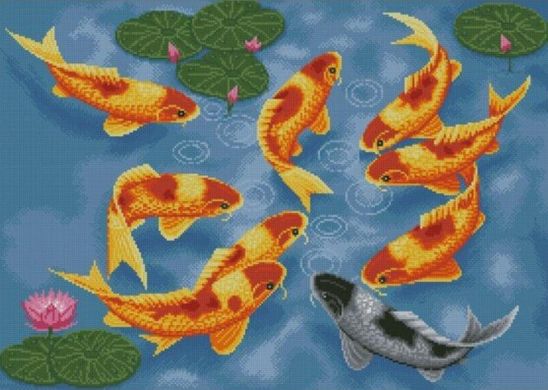 Купить Алмазная вышивка ТМ Dream Art Рыбки счастья  в Украине