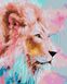 Розфарбування по цифрам Ідейка Рожевий Лев ©Ira Volkova 40 х 50 см, Без коробки, 40 x 50 см