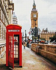 Купити Символи Лондона Алмазна картина на підрамнику 40 х 50 см  в Україні