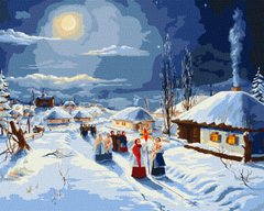 Купить Набор для раскрашивания по цифрам Рождественские колядки ©ArtAlekhina  в Украине