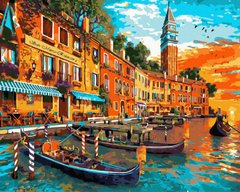 Купити Малювання картин за номерами (без коробки) Вечірня Венеція  в Україні
