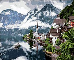 Купить Набор для рисования по цифрам Швейцарские Альпы  в Украине