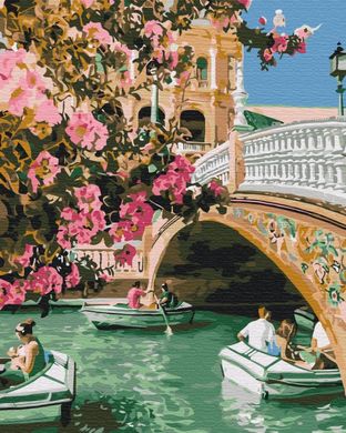 Купити Розфарбовування по номерах Весняна Венеція (без коробки)  в Україні