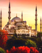 Стамбул Алмазная мозаика, квадратные камни
