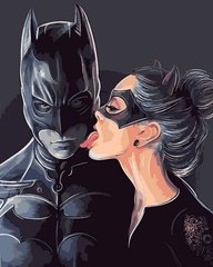 Купити Бетмен і жінка кішка. Розпис картин за номерами  в Україні