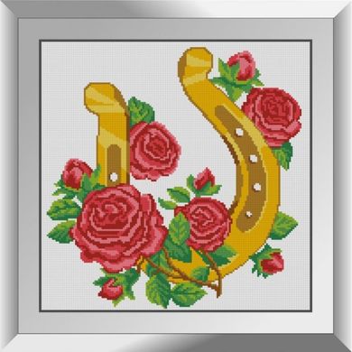 Купить Набор для алмазной вышивки Дрим Арт Подкова с розами  в Украине
