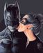 Бетмен і жінка кішка. Розпис картин за номерами, Подарункова коробка, 40 х 50 см