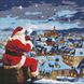 Алмазна мозаїка - Різдвяна ніч з голограмними стразами (AB) ©art_selena_ua Идейка 40х40 см (AMO7826)