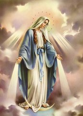 Купить Алмазная мозаика с полной закладкой полотна Дева Мария Непорочное Зачатие  в Украине