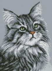 Купить Набор для алмазной вышивки Дрим Арт Серый кот  в Украине