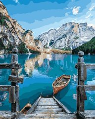 Купить Рисование цифровой картины по номерам Альпийское озеро  в Украине