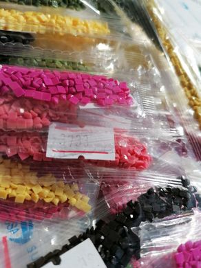Купить Розовые лотосы. Набор для алмазной вышивки квадратными камушками  в Украине