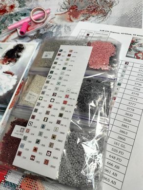 Купити Доросла Алмазна вишивка Квадратні стрази 40х50 см з голограмними відтінками  в Україні