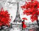 Дощовий Париж Розмальовка по цифрам, Без коробки, 40 х 50 см