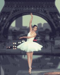 Купить Картина по номерам без коробки. Балерина в Париже  в Украине