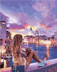 Купити Вечірня Венеція Алмазна картина розфарбування 40 х 50 см  в Україні
