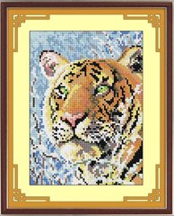 Купить 30311 Заснеженный Тигр Набор алмазной мозаики  в Украине