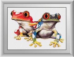 Купити 30362 Барвисті жаби Набір алмазної мозаїки  в Україні