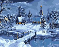 Купити Цифровий живопис, картина без коробки Зима  в Україні