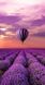 Воздушный шар над полем лаванды Алмазная мозаика На Подрамнике, квадратные камни 40х50см, Да, 40 x 50 см