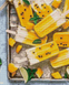 Морозиво Жовтий кавунчик Діамантова мозаїка На Підрамнику, квадратні камінчики