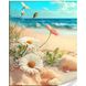 Ромашки на берегу моря Набор для алмазной картины На подрамнике 30х40см, Да, 30 x 40 см