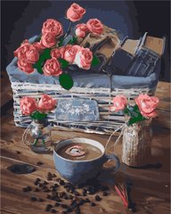 Купить Винтажные розы Картина по номерам ТМ АртСтори  в Украине