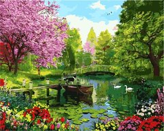 Купити Набір для малювання картини за номерами Вишневий сад  в Україні