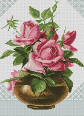 Купити Набір для алмазної вишивки Дрім Арт Рожеві троянди  в Україні